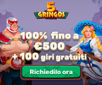 5gringos miglior bonus